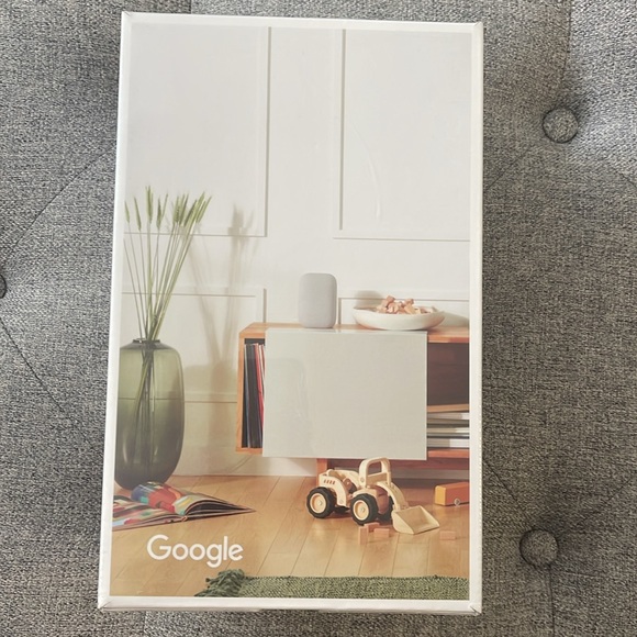 Google Nest Audio. New with plastic wrap still attached. - Picture 3 of 5